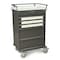 Harloff Value Line Med-Bin Medication Cart with Key Lock, 6 Drawers and 12 Medication Bins. VLT12BIN5 - alternate 1